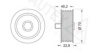 AUTEX 654136 Deflection/Guide Pulley, v-ribbed belt